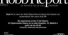 Presentación Nuevo Audi R8 con la Revista Robb Report