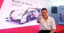 Tom Kristensen en Audi Center Madrid Las Rozas